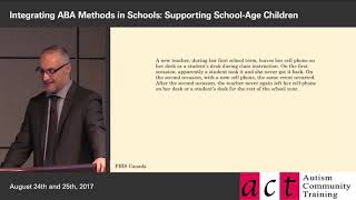 Integrating ABA Methods in Schools: Session 6 Part 4 - Types of Consequences Maintaining Behavior