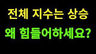 개미들 몰린 종목만 두들겨 패는 시장입니다