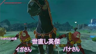 【ブレワイ】依頼を受けて、イーガ団幹部２本を同時に吠えるだけの状態にしてみた【ドリカラ】【ゼルダの伝説ブレスオブザワイルド,BotW,ゼル伝,字幕実況】