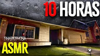 10 Hours of Relaxing Rain at Tanglewood Drive 6 | Phasmophobia | ASMR WITHOUT ADS