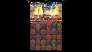 パズドラ チャレンジダンジョン！15 Lv9 浄雷の赤龍契士・ガディウス