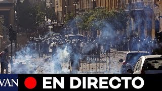 DIRECTO: Protestas en el centro de Beirut