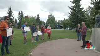 Protest held over rising cost of rent in Anchorage