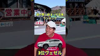 道の駅に駐まってる車ランキング#shorts