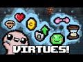 I added the 7 Heavenly Virtues as Isaac items!