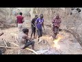 wild baboon monkey hunt how hadzabe fearless hunters successfully hunt baboons in the jungle