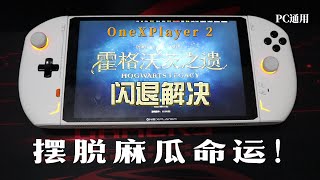 霍格沃茨之遗闪退解决方案？ OneXPlayer 2 成功上手体验！