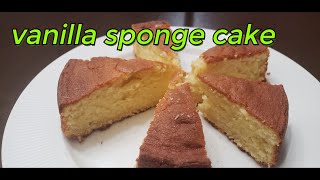 வெண்ணிலா கேக்/Vanilla sponge cake/sponge cake recipe in tamil/Tea time vanilla cake