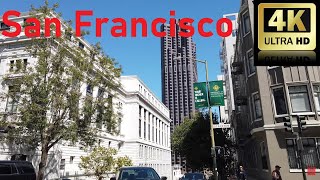 4K 👀 2019 Walking Tour To Union Square Downtown San Francisco 步行遊覽到聯合廣場舊金山（三藩市）市中心