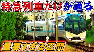 【架け橋】特急列車だけが使うとても重要な単線区間がありました！