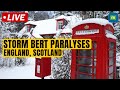 LIVE : England and Scotland covered in snow as Storm Bert passes through | N18G