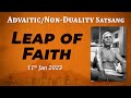 503. Bhagavan Ramana Satsang - Leap of Faith