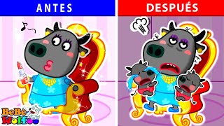 BebeWolfoo | La vida de los padres antes y después de tener un bebé | Dibujos animados