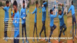 Leverage RoboArm and LabOnTheMove tested by Team India Coaches