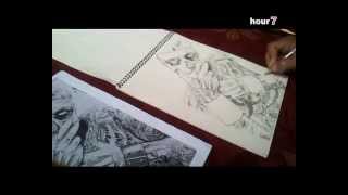 dark art drawing