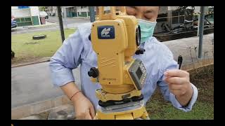 Total Station Face Left & Face Right Observation   PKS Survey Virtual Lab