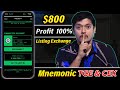 $MNEMO Claim $800🔥 l Mnemonics Listing Date, TGE & CEX Confirm | Crypto Mining Bot In 2024 😍