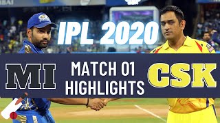 IPL CSK vs MI Highlights | IPL 2020 Match 01 - IPL UAE 2020 | IPL CSK vs MI highlights 2020 #MIvsCSK