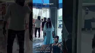 AMARAN movie Hero and heroine Sai Pallavi cute looking beautiful exciting entry movie scene #shorts