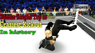 Roman Reigns Top10 Kickouts-Wr3d mods|WRestling ReVolution 3d