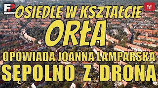 #Sępolno unikatowe miejsce w skali Europy. Osiedle w kształcie wielkiego orła z lotu ptaka