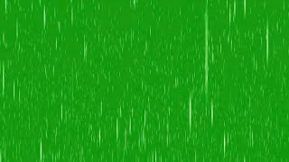 Raining green screen effect