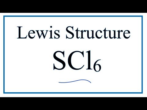 How many valence electrons are in SCl6?