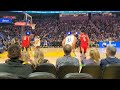 courtside view golden state warriors highlights includes stephen curry buzzer beater