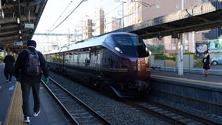 E655系・ハイグレード車両　「なごみ（和）」で行く！東北本線まわり　上野→利府　片道の旅 蓮田駅通過シーン 2024年12月7日