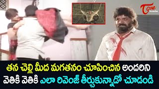 తన చెల్లి మీద మగతనం చూపించిన అందరిని.. Sri Hari Ultimate Movie Scene | TeluguOne