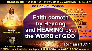 45 | Book of ROMANS |  KJV R Audio with Text  | by Alexander Scourby | God is Love and Truth.