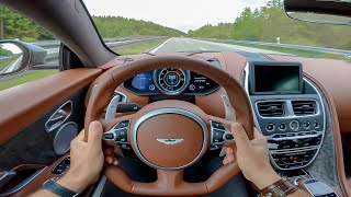 POV: Aston Martin DBS Superleggera on the Autobahn