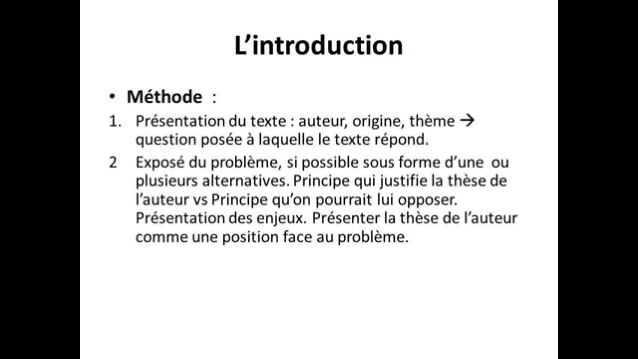 Exemple Introduction Explication De Texte Philo Chtoby Pomnili
