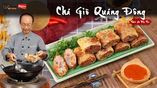 Cách làm Chả Giò Quảng Đông rất hấp dẫn và ngon chuẩn vị - Khám Phá Bếp Hoa