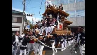 2012　南河内だんじり祭り　彼方　不動設備前