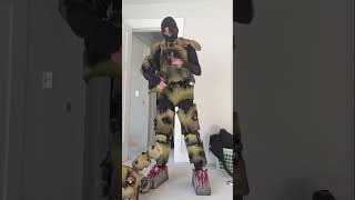 Springtrap Cosplay - how I put it on #fnaf #cosplay #fivenightsatfreddys #springtrap #fnafcosplay