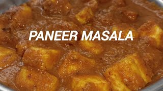 pannir masala/ಬೆಳಗಿನ ಗಡಿಬಿಡಿ  ಪನ್ನೀರ್ ಮಸಾಲ.