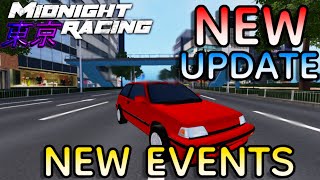 NEW UPDATE NEW EVENTS Performance \u0026 Tuning + AND MORE!! | Roblox - Midnight racing Tokyo