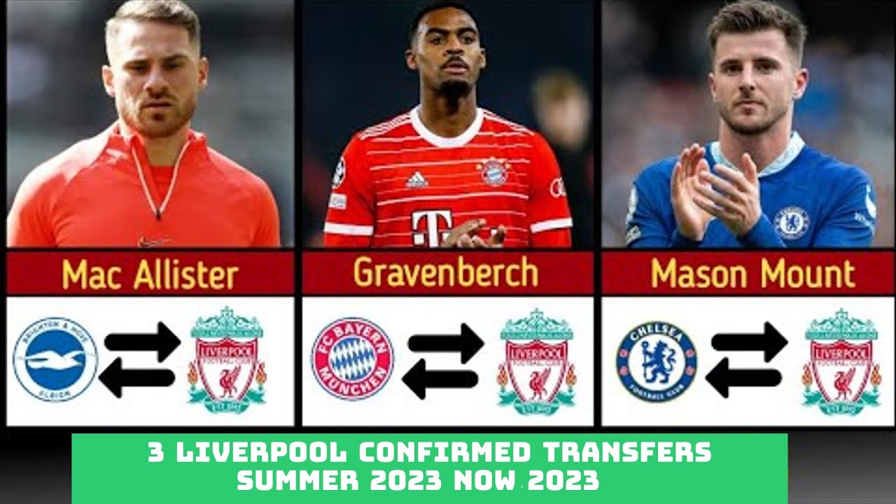 3 Liverpool Confirmed Transfers Summer 2023 Now 2023рџ ґрџ ґ Youtube