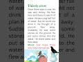 The thirsty crow story in English Writing  II 10 lines on The thirsty crow story #shortstories