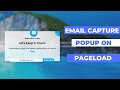 Email Capture Popup on Page load  with Blur Background using HTML ,CSS & JS | Email Subscription Box