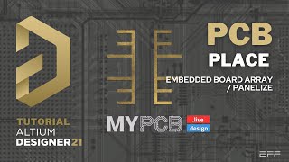 Altium Designer 21 em Português - (PLACE) Embedded Board Array/Panelize