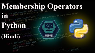 13. Membership Operators in Python
