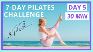 Pilates Workout Challenge DAY 5 -30 MIN FULL BODY Workout (At-Home Pilates)