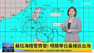 【2023-08-29】2200夜間新聞－氣象鈺報｜主播 王鈺婷｜鏡電視新聞台