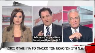 Ο Άδωνις Γεωργιάδης στο Κεντρικό Δελτίο Ειδήσεων του MEGA 22-11-2015