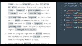 Learn Javascript, Switch Statements, Codecademy, Javascript Tutorial