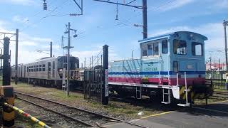 ２０２３．９．２５　郡山総合車両センター　スイッチャー＋GV-E401 10+GV-E402 10構内移動