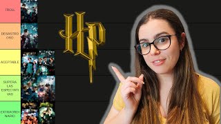 ¿Qué película de HARRY POTTER esta adaptada MEJOR ?🤔|TIERLIST| #harrypotter