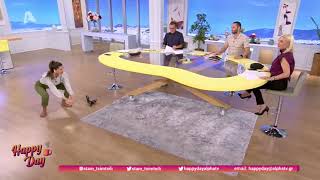 Stamatina Tsimtsili remove her heels on air